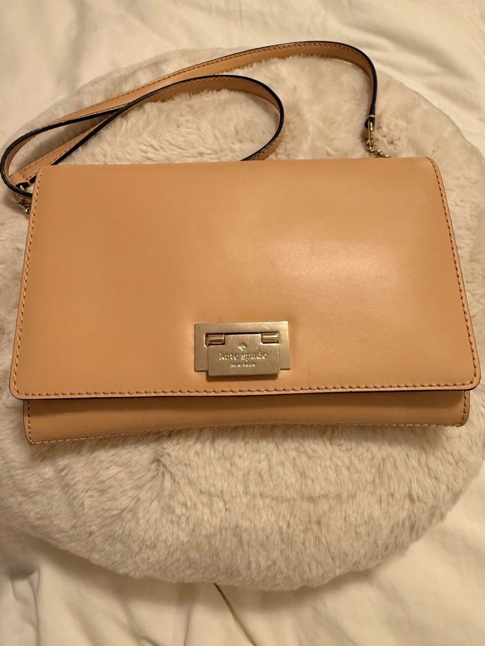 Kate Spade Harwood Place Fiona Leather Crossbody Bag